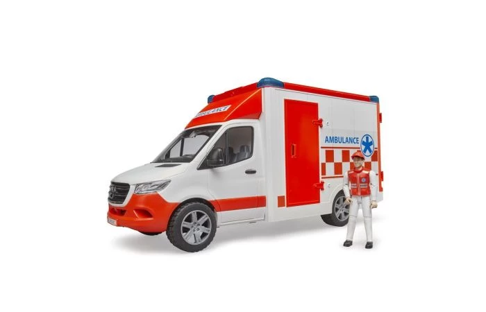 Bruder 2676 Mercedes Sprinter Ambulance Met Ambulancebroeder 3 Bruder 2676 Mercedes Sprinter Ambulance Met Ambulancebroeder
