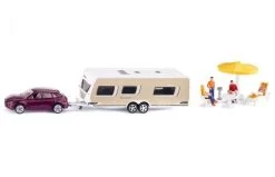 Siku 2542 PKW Auto Met Caravan En Accessoires