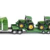 Siku 1837 Dieplader Met 2 John Deere Tractors -Chique Speelgoed Winkel 119