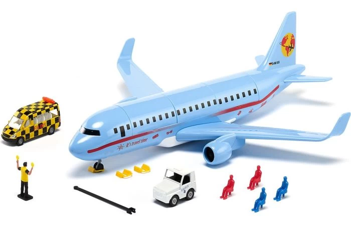 SIKU 5402 World Verkeersvliegtuig Met Accessoires 3 SIKU 5402 World Verkeersvliegtuig Met Accessoires