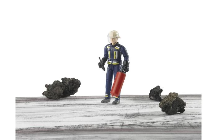 Bruder 6010 Brandweerman Met Accessoires 4 Bruder 6010 Brandweerman Met Accessoires - Afbeelding 2