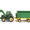 Siku 1843 John Deere Met Voorlader En Trailer 1:87 -Chique Speelgoed Winkel 1843 01 1000 600