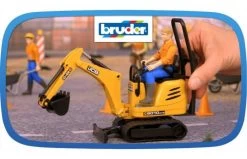 Bruder 62002 JCB Microkraan Met Bestuurder -Chique Speelgoed Winkel 217dfe598218efe821d9bb5743c6d145acd0aac11e54aa45ae6163fc761c45b0