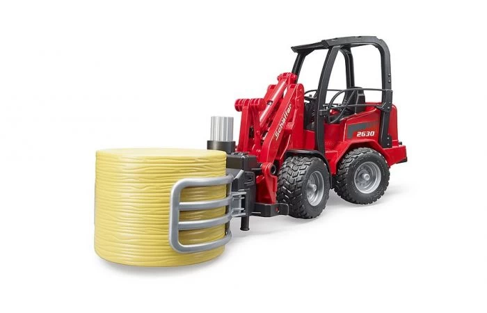 Bruder 2192 Shovel Schaeffer Balengrijper Met Hooibaal 5 Bruder 2192 Shovel Schaeffer Balengrijper Met Hooibaal - Afbeelding 3