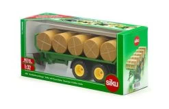 Siku 2891 Aanhanger Met Ronde Balen 1:32 -Chique Speelgoed Winkel 2891 99 1000 600