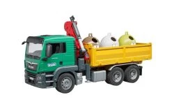 Bruder 3753 MAN TGS Kraan Met 3 Containers