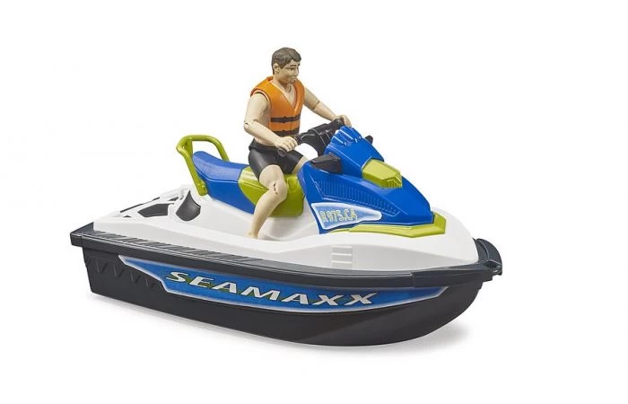 Bruder 63151 Bworld Waterscooter Met Bestuurder 4 Bruder 63151 Bworld Waterscooter Met Bestuurder - Afbeelding 2