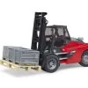 Bruder Linde HT160 Met Pallet En 3 Pallet Boxen -Chique Speelgoed Winkel 47 3 3