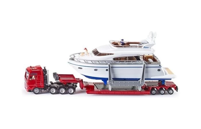 Siku 1849 Zwaartransport Met Jacht 4 Siku 1849 Zwaartransport Met Jacht - Afbeelding 2