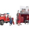 Bruder 62701 Brandweerkazerne Met Land Rover Defender -Chique Speelgoed Winkel 54e93651826abc4881e46cb5fa7caafb9259a8dc44db8245dd26367dccba771c