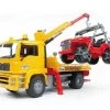 Bruder 2750 MAN Takelauto Met JEEP