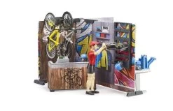Bruder 63120 Bworld Fietsenwinkel Met Werkplaats -Chique Speelgoed Winkel 63