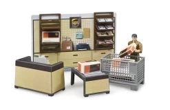 Bruder 6225 Bworld UPS Pakketpunt -Chique Speelgoed Winkel 67
