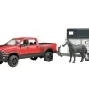Bruder 2501 RAM 25 Power Wagon Met Paardenaanhanger En 1 Paard -Chique Speelgoed Winkel 6cd76477a7577bd8c3965fa959978610439c88aae6651fad1069ad91131fd762