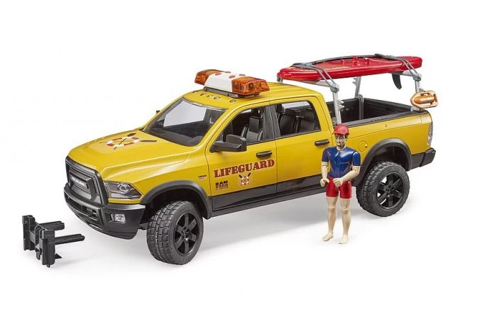 Bruder 2506 RAM 2500 Power Wagon Life Guard Set 3 Bruder 2506 RAM 2500 Power Wagon Life Guard Set