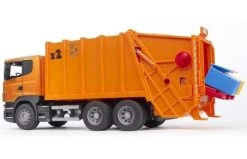Bruder 3560 Scania Oranje Vuilniswagen -Chique Speelgoed Winkel 8574939484f2e0629fc8f06ed409895713ae093cc2ca714474a7131e7db074ec