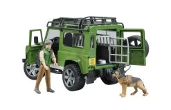 Bruder 2587 Land Rover Defender Station Wagon Met Boswachter En Hond
