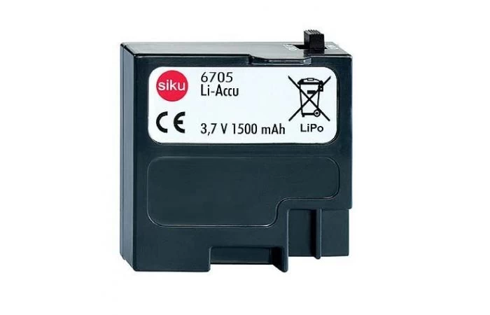 Siku 6705 Power-Accu 1500 Ma(voor Art. 6721/6725) 3 Siku 6705 Power-Accu 1500 Ma(voor Art. 6721/6725)