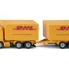 Siku 1694 Vrachtwagen Met DHL-aanhanger -Chique Speelgoed Winkel a1 1