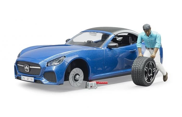 Bruder 3481 Roadster Met Chauffeur 6 Bruder 3481 Roadster Met Chauffeur - Afbeelding 4