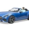 Bruder 3481 Roadster Met Chauffeur -Chique Speelgoed Winkel auto blauw 4