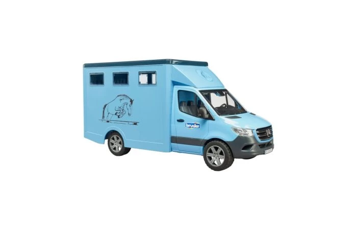 Bruder 2674 MB Sprinter Paardentransport Met 1 Paard 4 Bruder 2674 MB Sprinter Paardentransport Met 1 Paard - Afbeelding 2