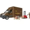 Bruder 2678 MB Sprinter UPS Met Chauffeur En Toebehoren -Chique Speelgoed Winkel bf2678bruder
