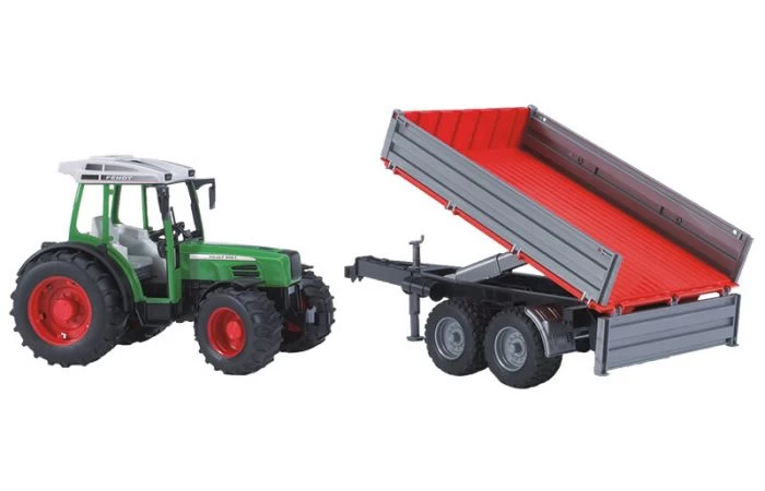 Bruder 2104 Fendt 209 S Met Aanhanger 3 Bruder 2104 Fendt 209 S Met Aanhanger