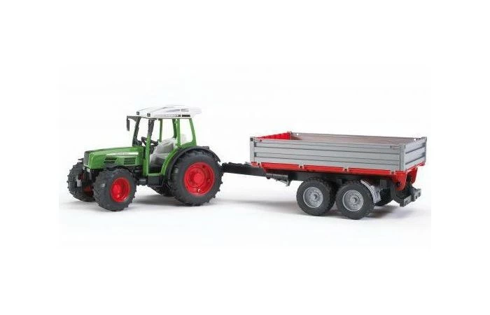 Bruder 2104 Fendt 209 S Met Aanhanger 4 Bruder 2104 Fendt 209 S Met Aanhanger - Afbeelding 2