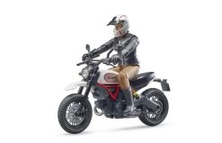 Bruder 63051 Scrambler Ducati Desert Sled En Bestuurder