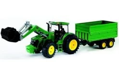 Bruder 3055 John Deere Met Voorlader En Transportaanhanger -Chique Speelgoed Winkel d907a4adde3ec20b44a1dccab4e27443388c6a59a94a822a27d4b34c273e717d