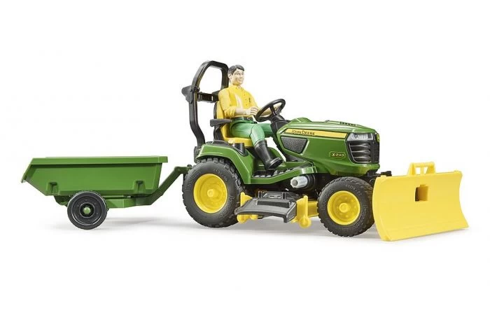 Bruder 62104 John Deere Zitmaaier Met Tuinman En Accessoires 8 Bruder 62104 John Deere Zitmaaier Met Tuinman En Accessoires - Afbeelding 6