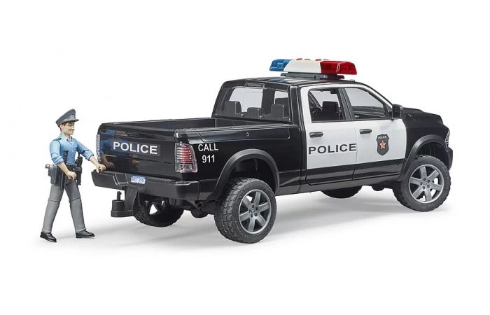 Bruder 2505 RAM 25 Politievoertuig Met Politieman 4 Bruder 2505 RAM 25 Politievoertuig Met Politieman - Afbeelding 2