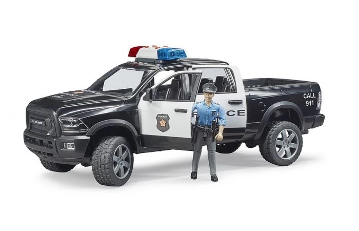 Bruder 2505 RAM 25 Politievoertuig Met Politieman 5 Bruder 2505 RAM 25 Politievoertuig Met Politieman - Afbeelding 3