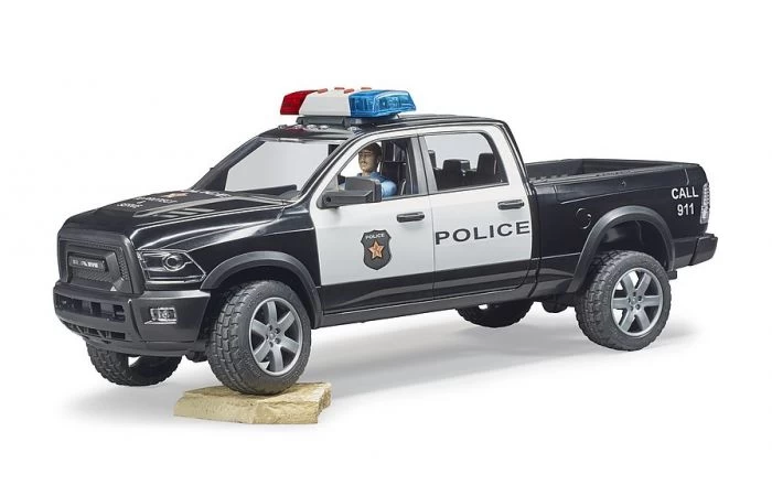 Bruder 2505 RAM 25 Politievoertuig Met Politieman 7 Bruder 2505 RAM 25 Politievoertuig Met Politieman - Afbeelding 5