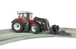 Bruder 3181 Steyr 63 Terrus Met Voorlader -Chique Speelgoed Winkel rood 3 1