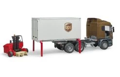Bruder 3581 Scania R-Series UPS Met Vorkheftruck -Chique Speelgoed Winkel truck 5