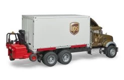 Bruder 2828 Mack Granite UPS Met Vorkheftruck -Chique Speelgoed Winkel zc 2